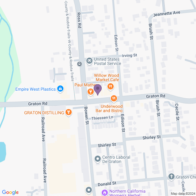 Recent locations map